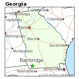 Where is Bainbridge Located in Georgia, USA .